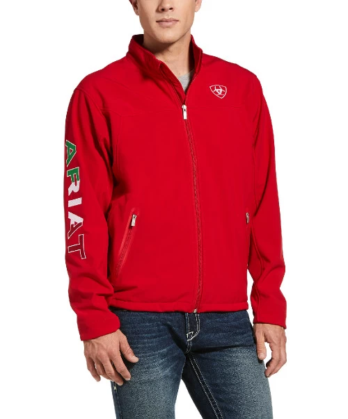 Men's Ariat Team Softshell Mexico Jacket 8 Men's Ariat Team Softshell Mexico Jacket - Image 6