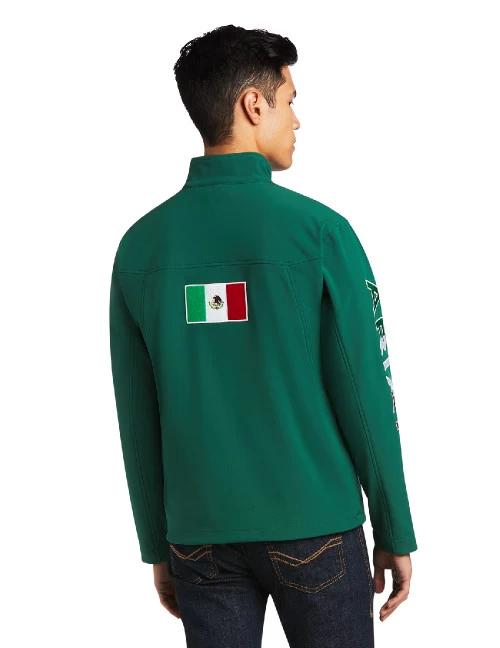 Men's Ariat Team Softshell Mexico Jacket 4 Men's Ariat Team Softshell Mexico Jacket - Image 2