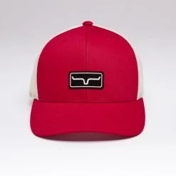 Kimes Ranch Team Pro Trucker Hat -Equestrian Clothing team pro trucker hat red front 842606179236 kimes 88812.1684193319