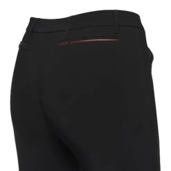 Cavalleria Toscana Team Red Stripe Knee Grip Breeches -Equestrian Clothing team red stripe breech black back rt PAD160 JE010 9999 CT 90942.1639868507