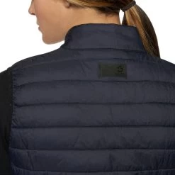 Cavalleria Toscana Team Red Stripe Quilted Vest -Equestrian Clothing team red stripe vest navy back GLD250 NY086 7901 CT 37404.1642285548
