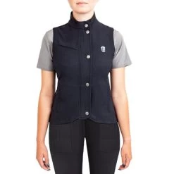 Irideon Terra Trail Vest -Equestrian Clothing terra trail vest black front 30 7040 BK toklat 42840.1655841739