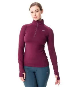 Horseware Ireland Horseware Thea Tech Quarter Zip Fleece -Equestrian Clothing thea tech quarter zip fleece beetroot front CKHCTA HW 77360.1663956351