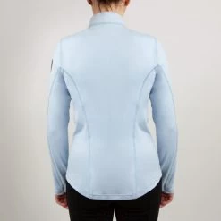 Irideon Kids Thermaluxe Quarter Zip Top -Equestrian Clothing thermaluxe lt wt top wave back 30 7111 WV irideon 88631.1666388225