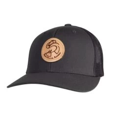 SaltWater Riders Leather Patch Trucker Hat