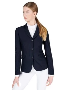 Vestrum Valencia Extra Light Show Jacket -Equestrian Clothing valencia mesh coat navy front1 21W2016 65044 0079 vestrum 19357.1649017279