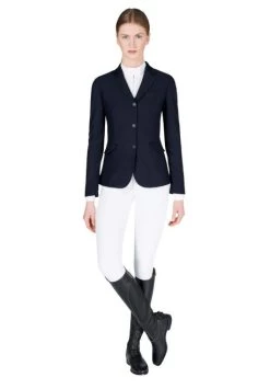Vestrum Valencia Extra Light Show Jacket -Equestrian Clothing valencia mesh coat navy full body 21W2016 65044 0079 vestrum 66462.1649017267
