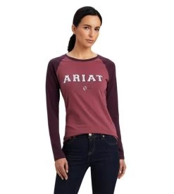 Ariat Varsity Logo Tee Long Sleeve