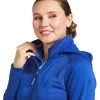 Ariat Wilde Full Zip Sweatshirt 1 Ariat Wilde Full Zip Sweatshirt -Equestrian Clothing wilde perform fleece jacket maz blue detail 10039499 ariat 11012.1645568097