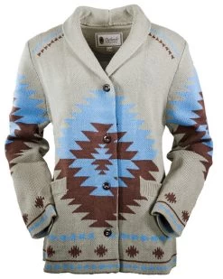 Outback Trading Willa Cardigan -Equestrian Clothing willa cardigan gray front 40219 outback 55729.1666905412