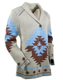 Outback Trading Willa Cardigan -Equestrian Clothing willa cardigan gray side 40219 outback 06877.1666905142
