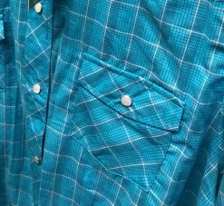 Roper Windowpane Plaid Snap Shirt