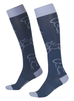 Kids Kerrits Winter Whinnies Wool Socks -Equestrian Clothing winter whinnies wool sock admiral 30473 kerrits 38399.1669923734