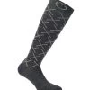Cavalleria Toscana Logo Wool Socks -Equestrian Clothing wool socks logo grey CZN038 AB038 8980 CT 57444.1671504817