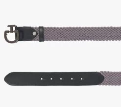 Cavalleria Toscana Woven Fabric Elastic Belt -Equestrian Clothing woven fabric elastic belt grey ends CIN042 PL060 8980 CT 95156.1671319500