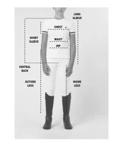Girls Cavalleria Toscana Super Grip Tech Breeches -Equestrian Clothing young rider girl measure guide cavalleria toscana 93343.1605303657