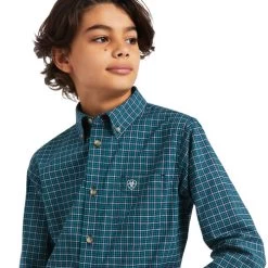 Boys Ariat Declan Stretch Shirt