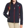 Ariat Youth New Team Softshell Jacket -Equestrian Clothing youth team softshell navy front 10019268 ariat 10749.1641431260